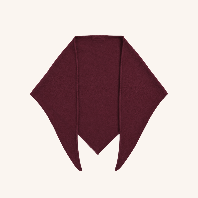 NORDLICHT Accessoires Dreiecksschal Vea Cherry Wolle