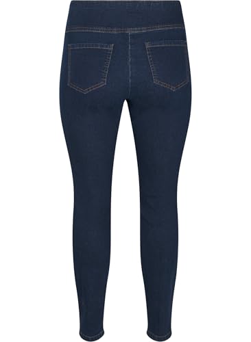 Zizzi Jeans Jeggings Baumwolle 42W/30L Dark Blue
