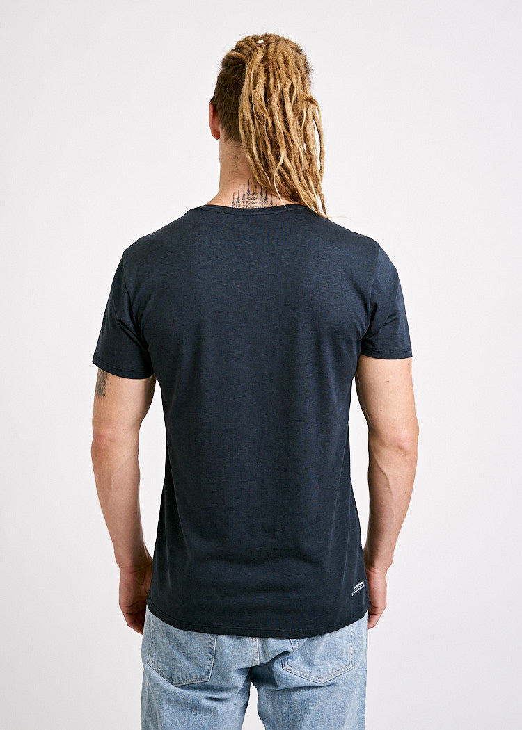 Wijld Alex Woodshirt T-Shirt Herren Peak Print Carbon