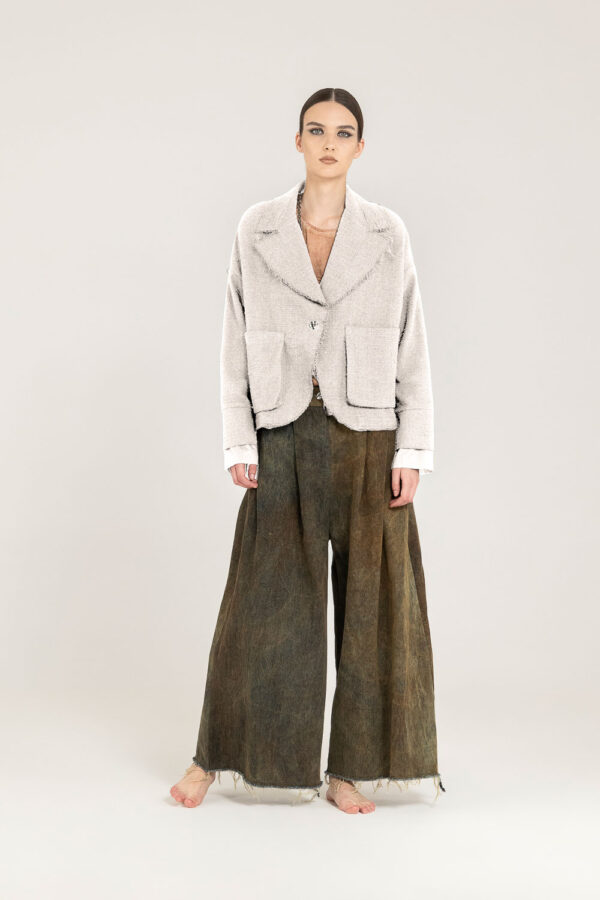 Sanctamuerte Capispalla BLAZER BOXY Blazer Baumwolle
