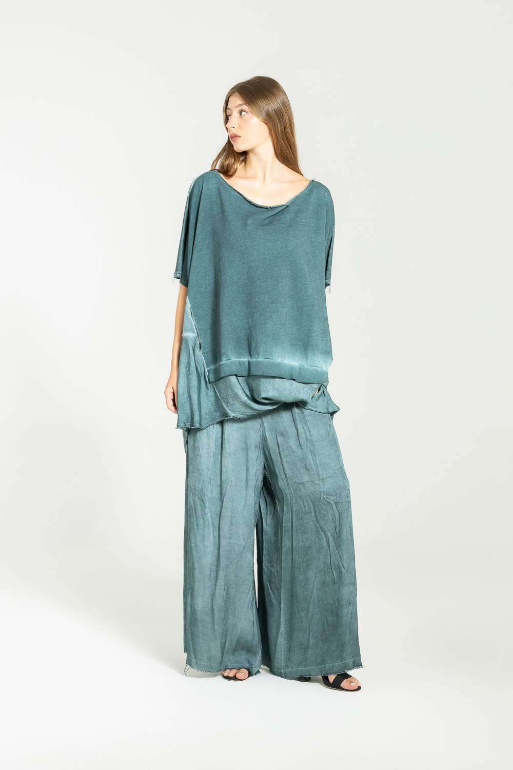 Sanctamuerte Maglieria Maglia Over Sweatshirt Baumwolle Oversize