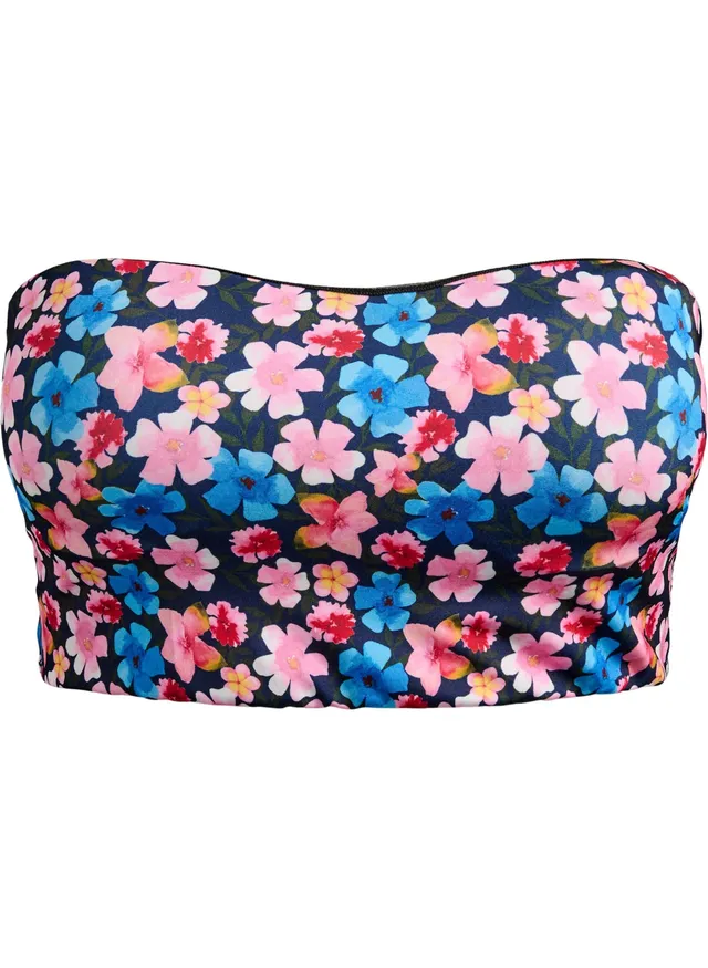 Zizzi Swim Bikini-Top Bandeau Größe 42 Bikini Oberteil Halt