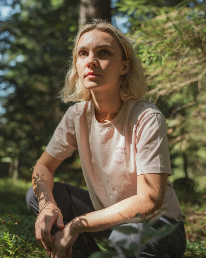 NIKIN TreeShirt Mushroom Print T-Shirt Italian Clay relaxed