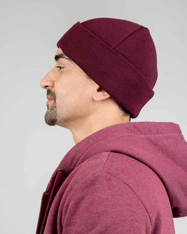 NIKIN Treeanie Classic Mütze Bordeaux Baumwolle