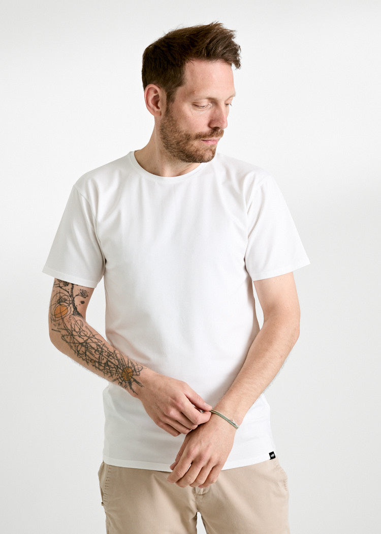 Wijld Timo T-Shirt Bright White Basic Elasthan