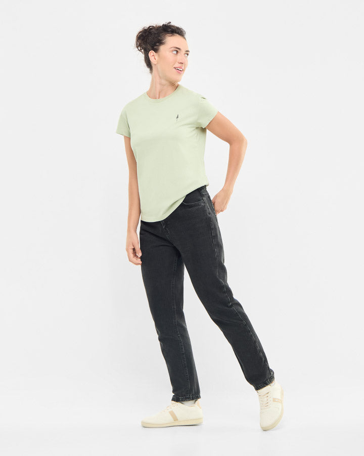 NIKIN TreeShirt Women T-Shirt Cool Matcha Bio-Baumwolle
