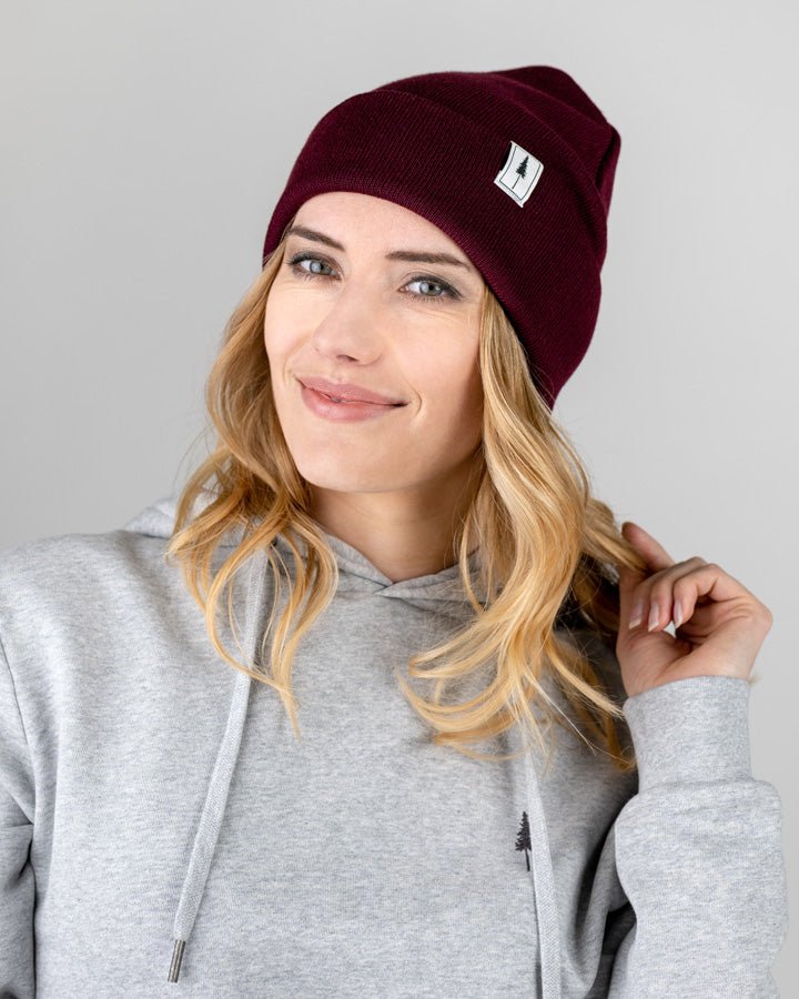 NIKIN Treeanie Mütze Bordeaux One Size