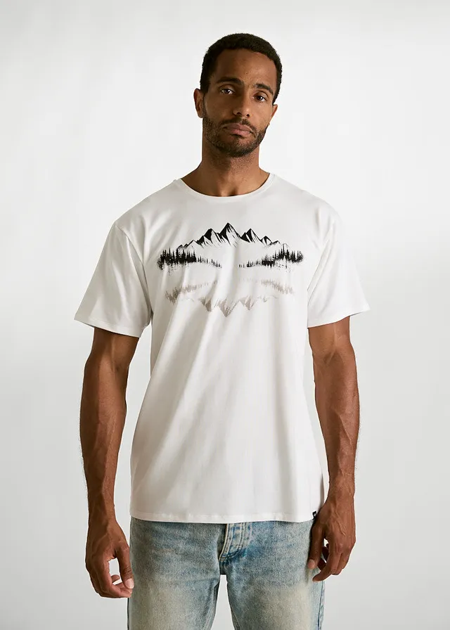Wijld WoodShirt Timo Herren T-Shirt Quite Reflection Elasthan