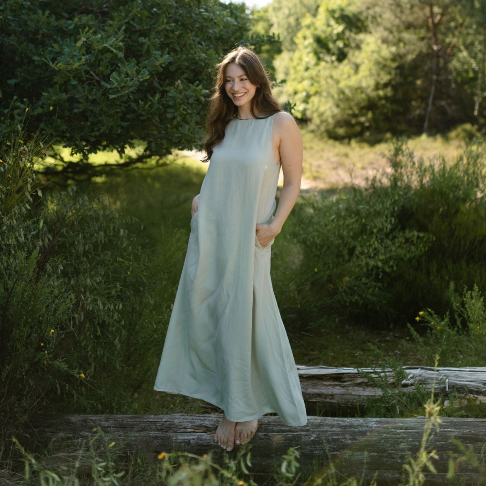 Nordlicht Thyra Kleid Damen M Tencel fließend