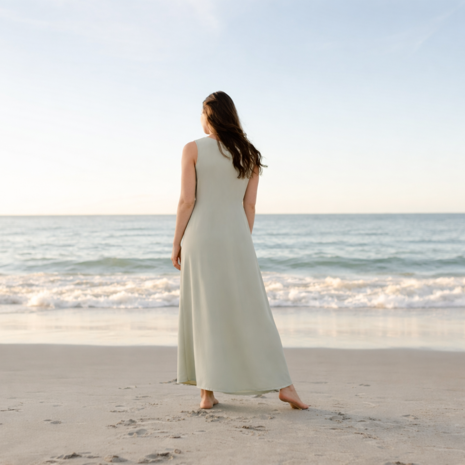 Nordlicht Thyra Kleid Damen M Tencel fließend
