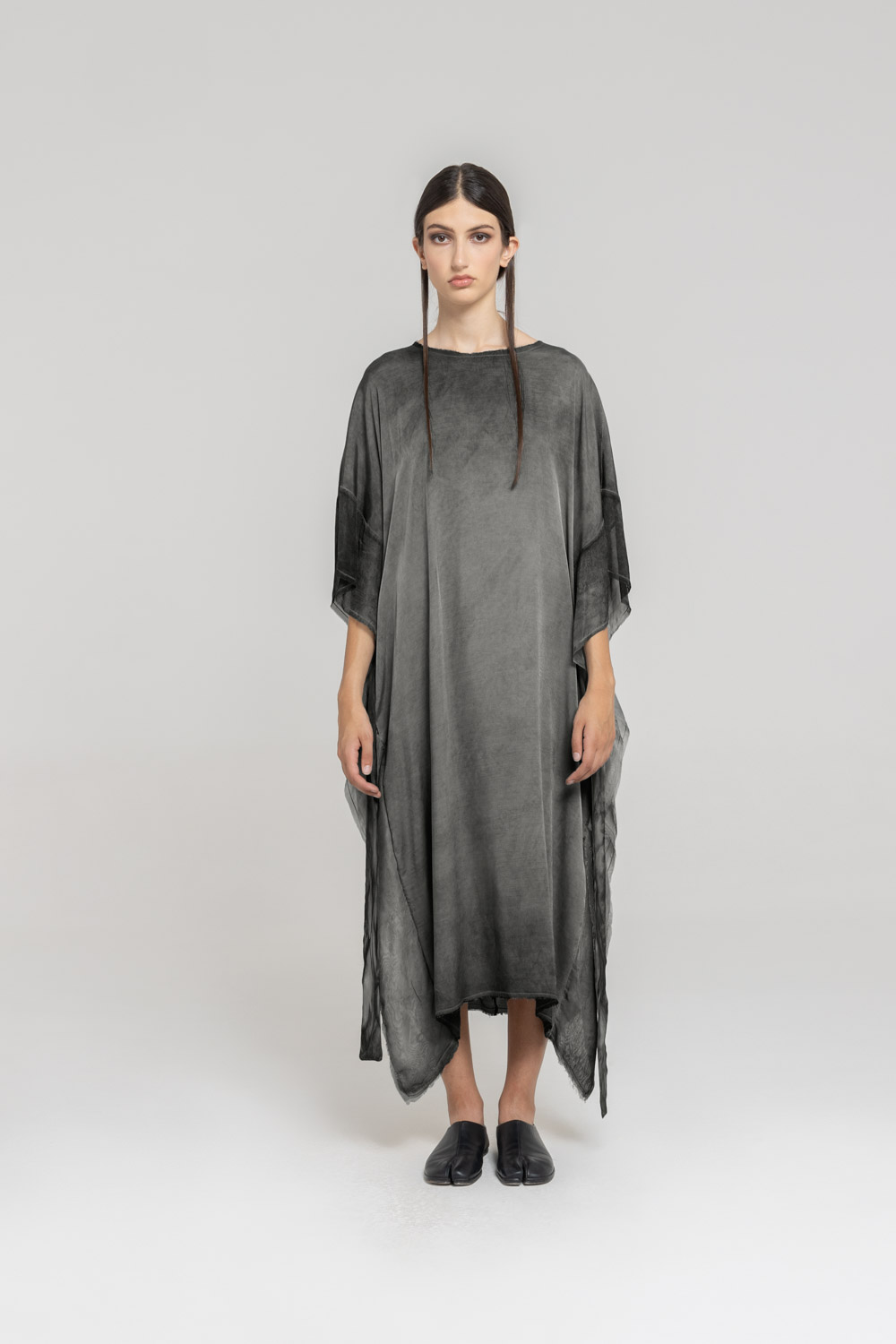 Sanctamuerte Abiti Abito Lungo Maxikleid Viskose-Seide Kimono