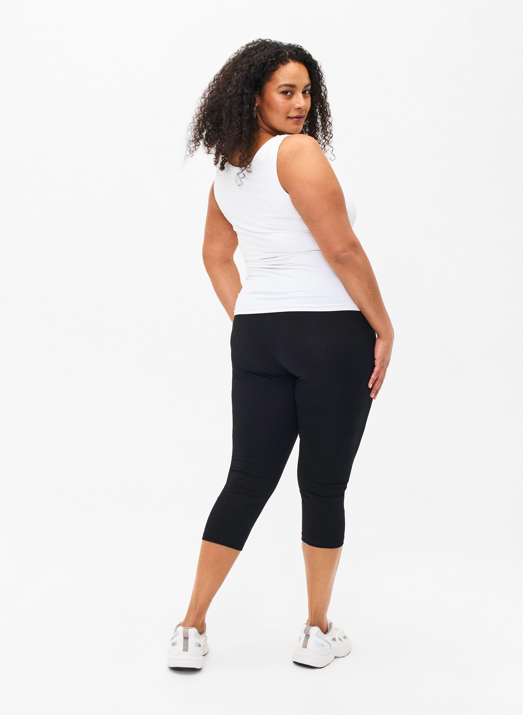 Zizzi Flash 3/4-Leggings 2-Pack Baumwolle 42-44