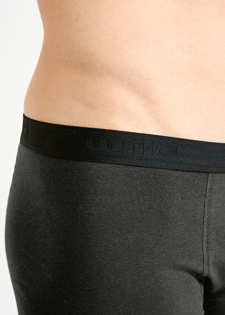 Wijld Manny Boxershorts Herren Anthrazit Holz