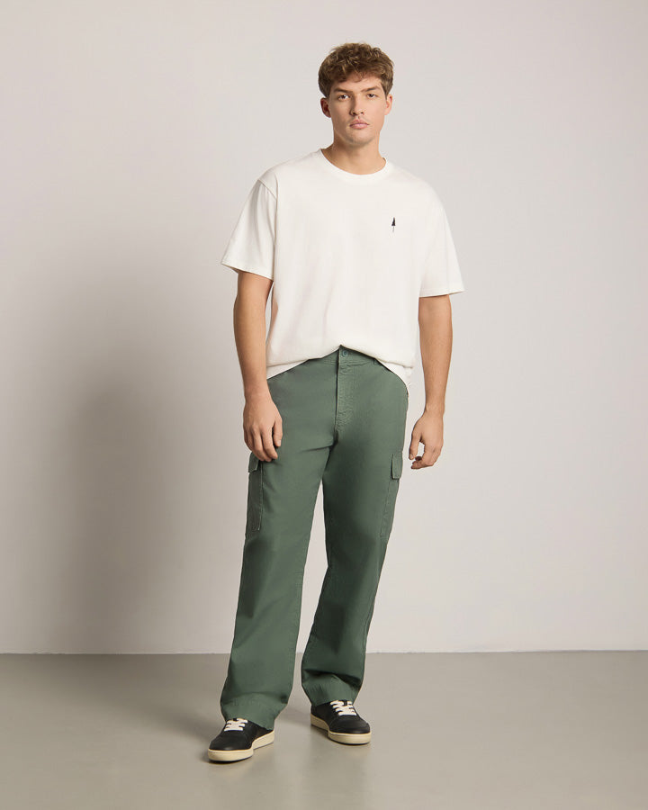 NIKIN TreePants Cargo ReCotton Herren Cargo Hose Sage recycelte Baumwolle