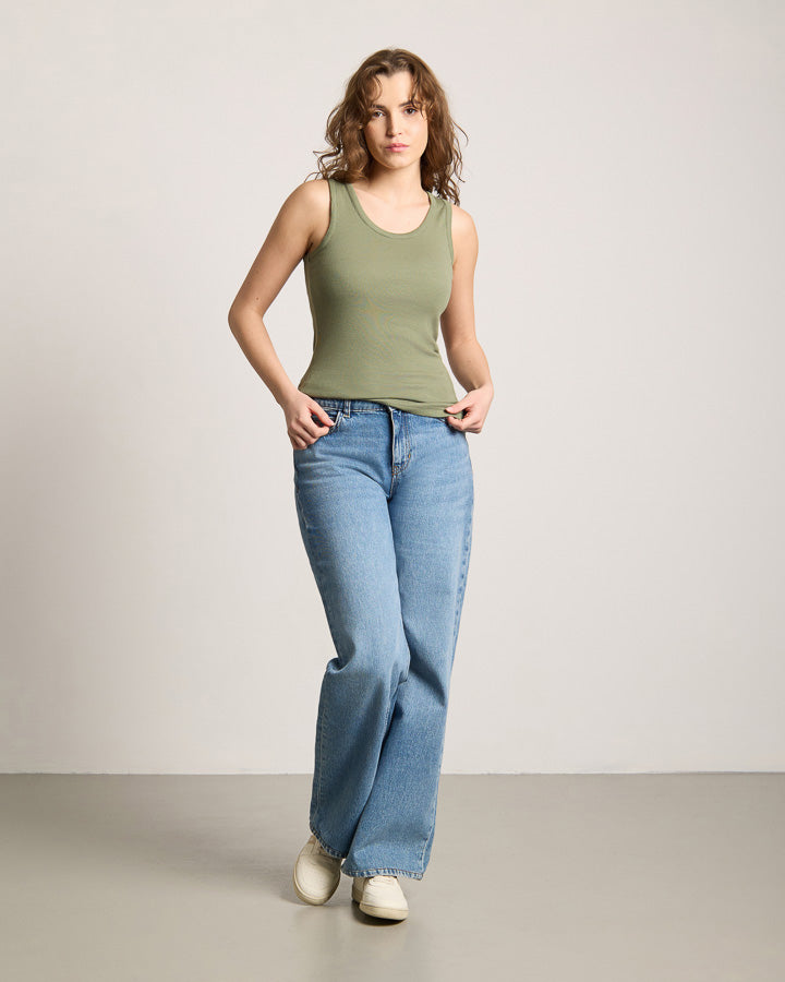 NIKIN TreeTop Women Pickle Top Damen grün Slim Fit