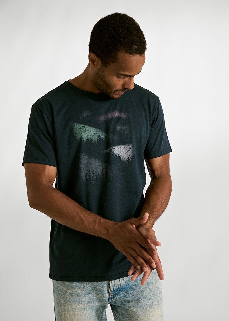 Wijld Alex Brushed Fields Herren T-Shirt Regular