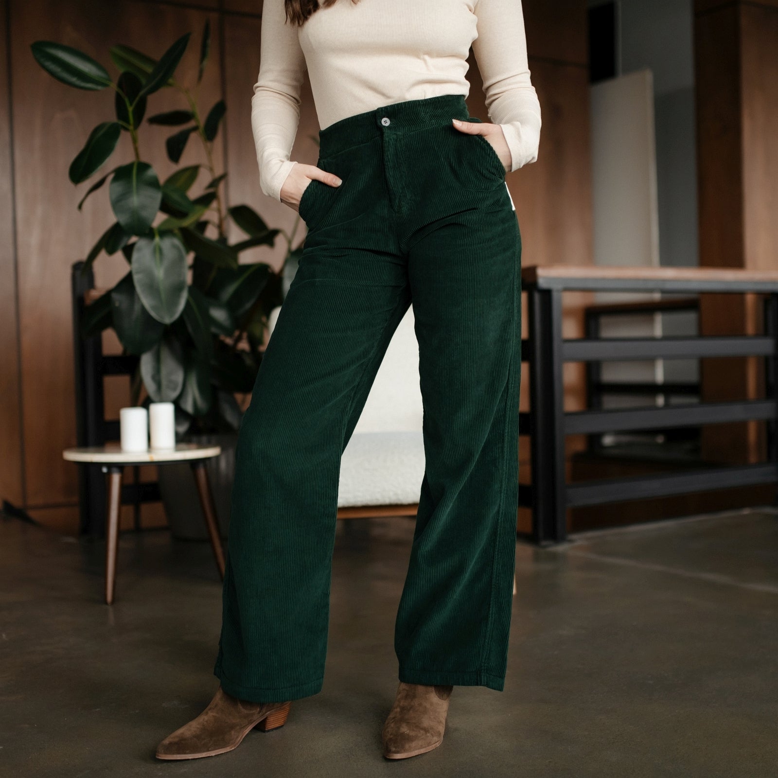 NORDLICHT Tonje Cordhose Bio-Baumwolle gerader Schnitt