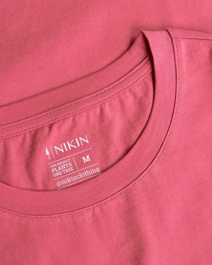 NIKIN TreeShirt Pocket Mono Relaxed T-Shirt Damen Wild Berry