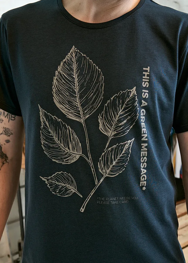 Wijld Alex Green Message T-Shirt Herren L Regular