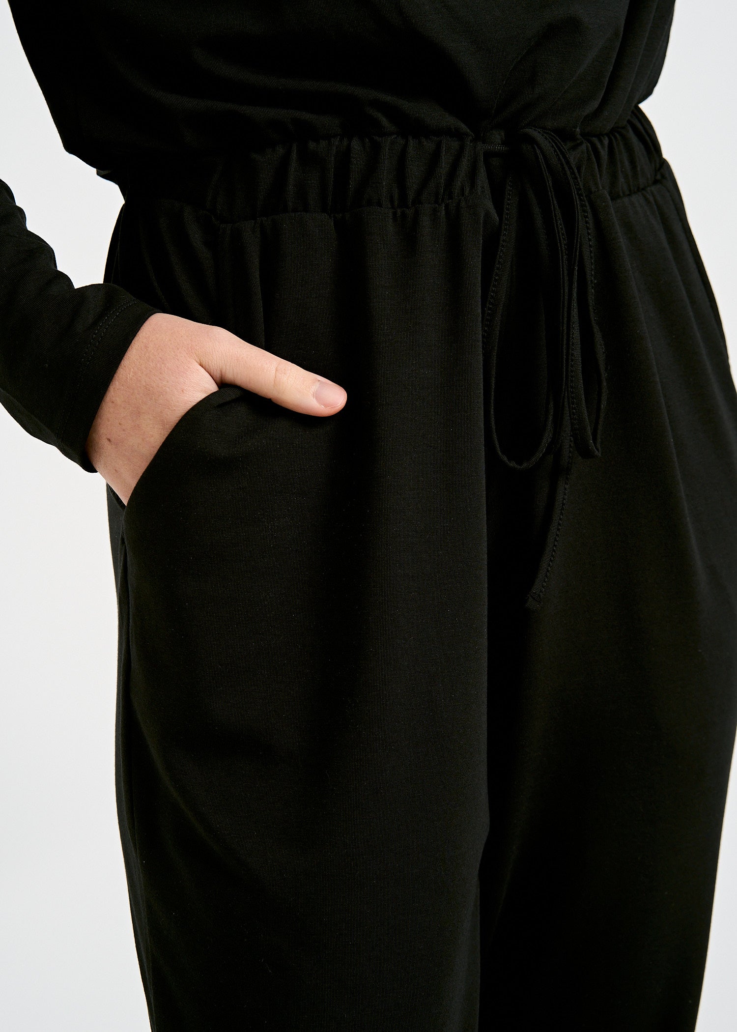 Wijld Jersey Jumpsuit Ruth Black Damen Overall Elasthan
