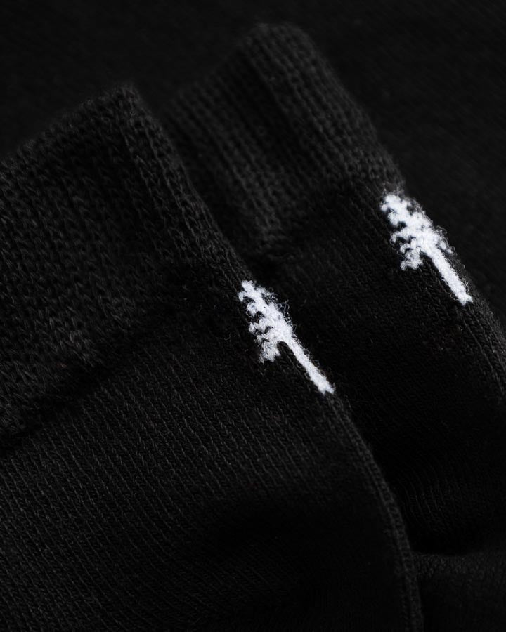 NIKIN TreeSocks Short Heel Sneakersocken Black 2er Bundle