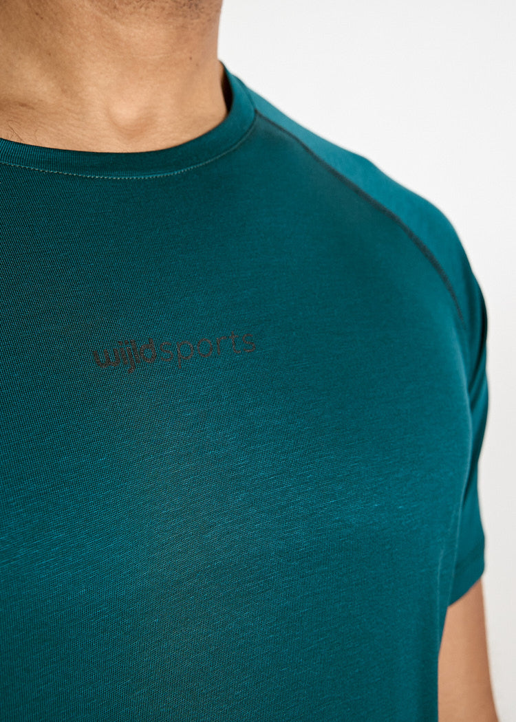 Wijld SportShirt Max Petrol Herren Funktionsshirt