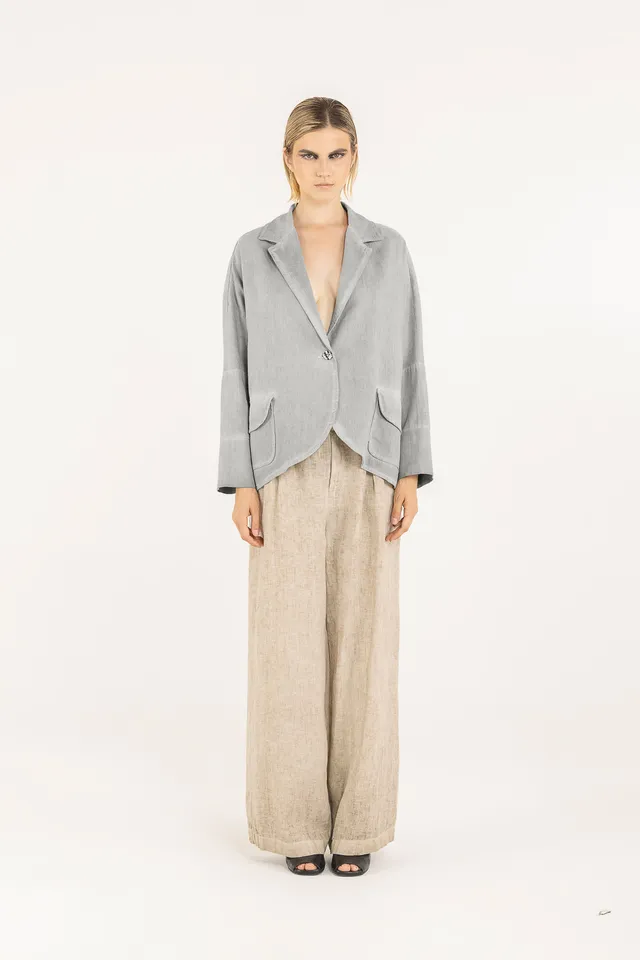 Sanctamuerte Capispalla Blazer Over Boxy Blazer Baumwolle