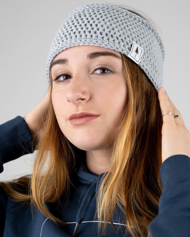 NIKIN TreeHeadband Stirnband Light Grey Mel – Fleece