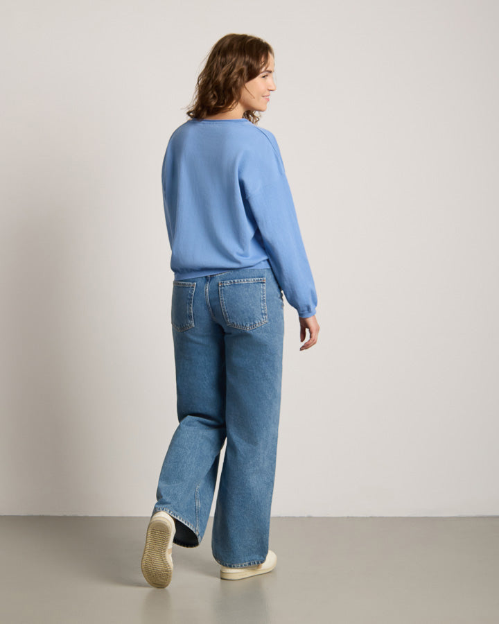 NIKIN TreePullover Knitted Light Damen Provence Bio-Baumwolle
