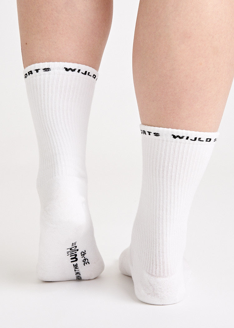 Wijld Woodsocks Tennissocken Sport Bright White 39-42 Lyocell