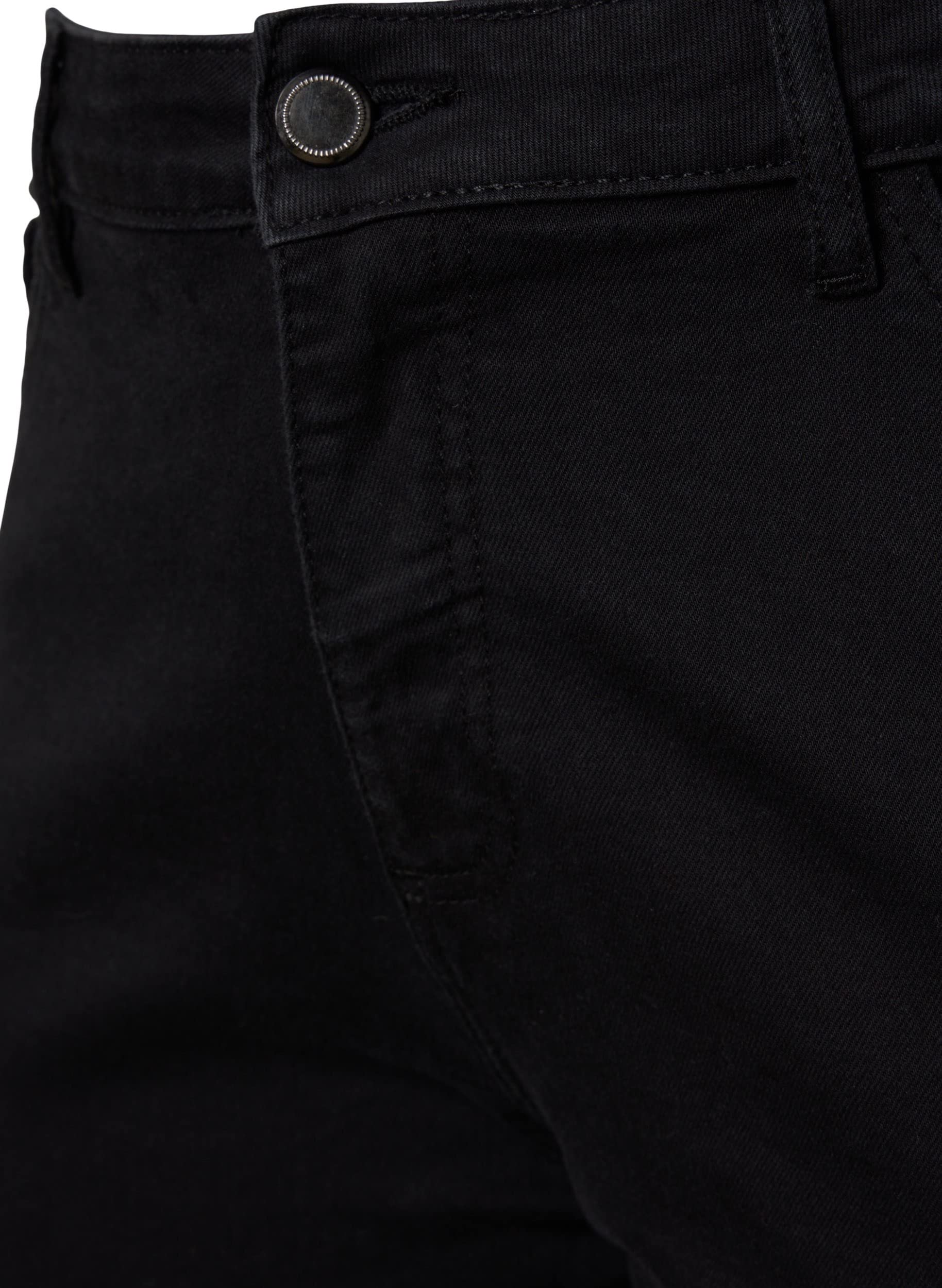 Zizzi Ellen High Waist Bootcut Jeans Schwarz Stretch