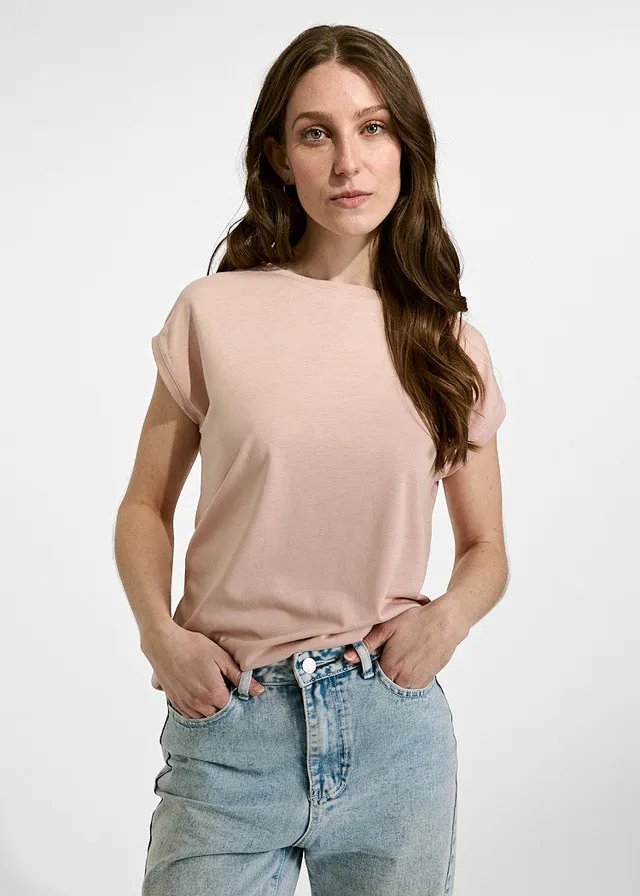 Wijld Elena Smoked Rose Damen T-Shirt Lyocell