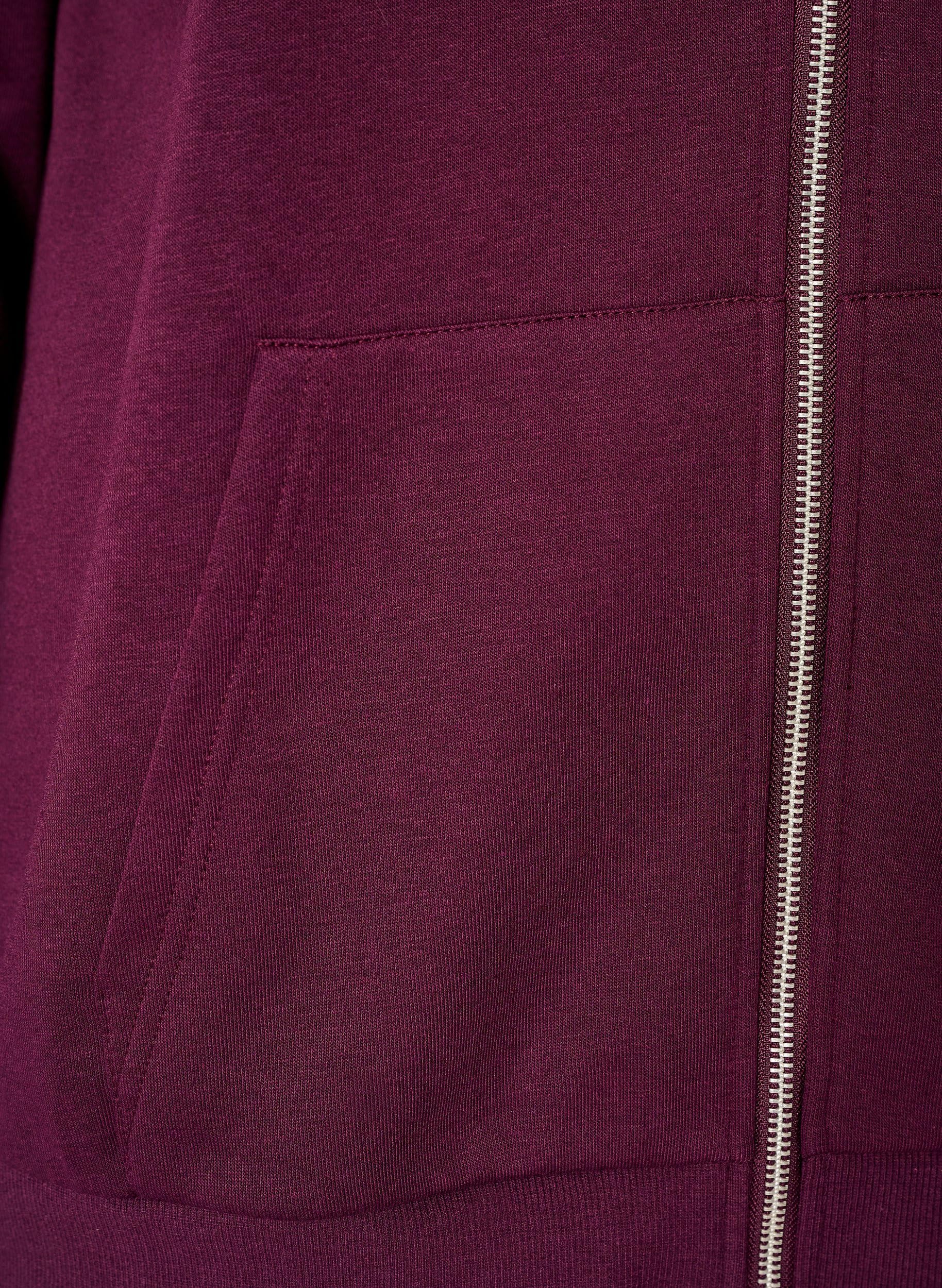 Zizzi Sweats Zip Hoodie Kapuze Balloon Fit Fleece