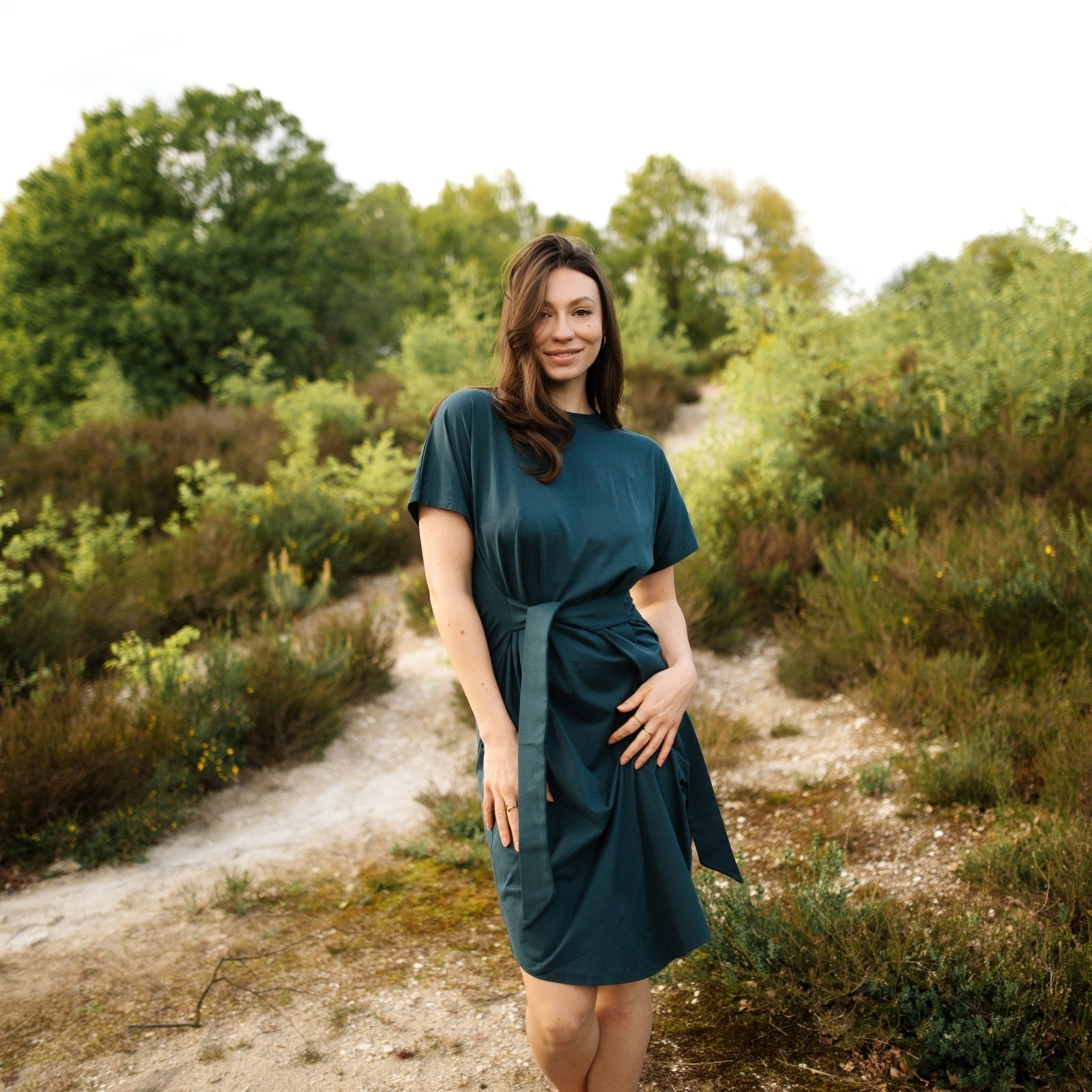 NORDLICHT Minja Wickelkleid Jersey Bio-Baumwolle
