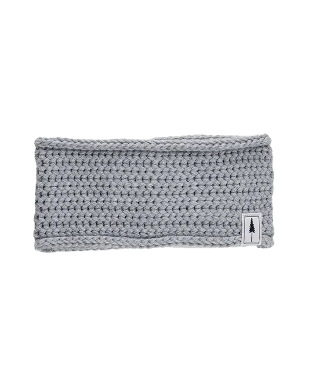 NIKIN TreeHeadband Stirnband Light Grey Mel – Fleece