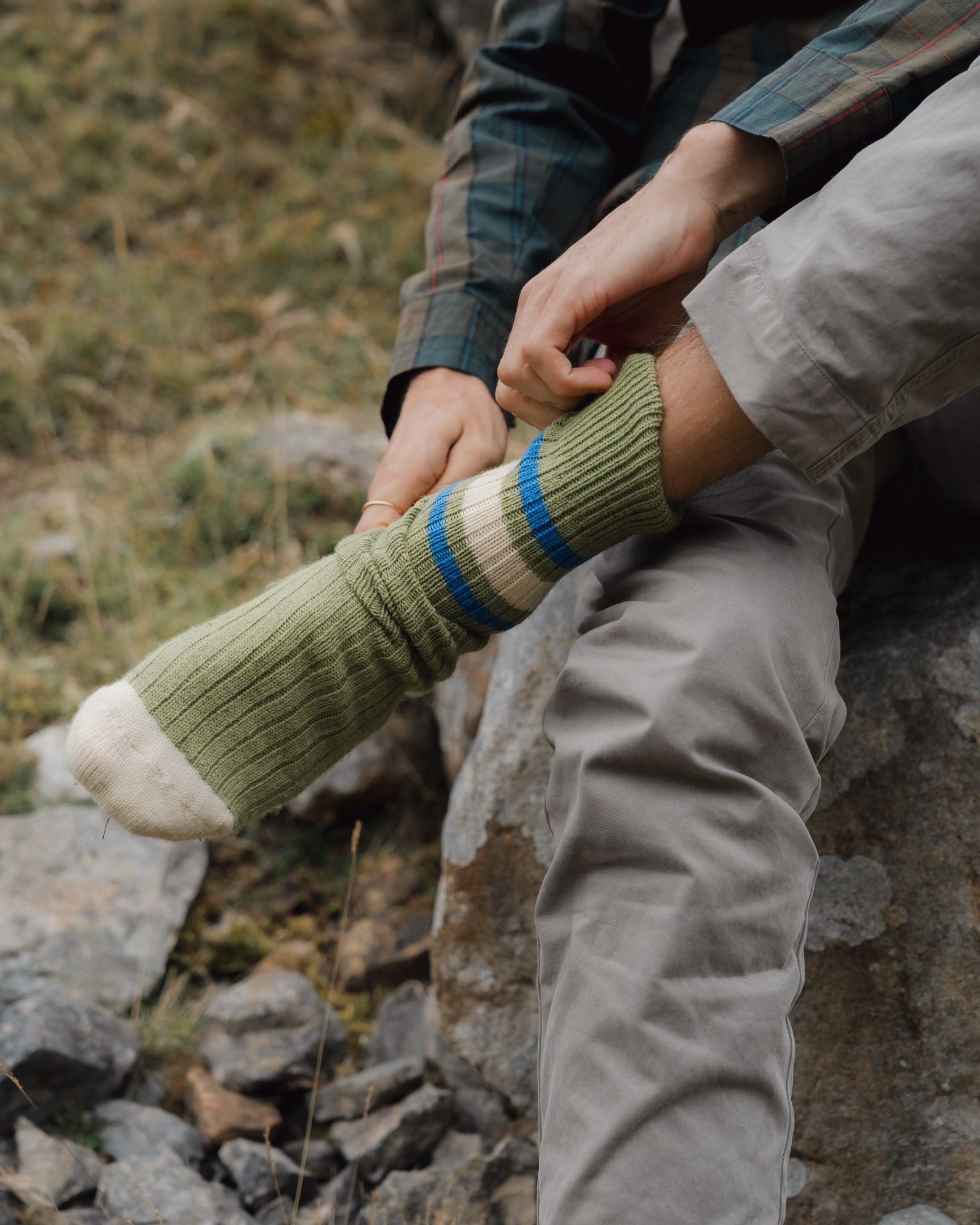 Peregrine Park Socken Cobalt Merino