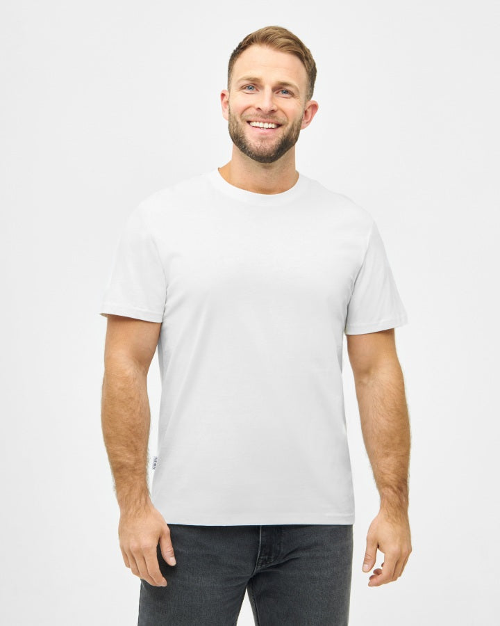 NIKIN TreeShirt Plain T-Shirt Weiß Bio-Baumwolle
