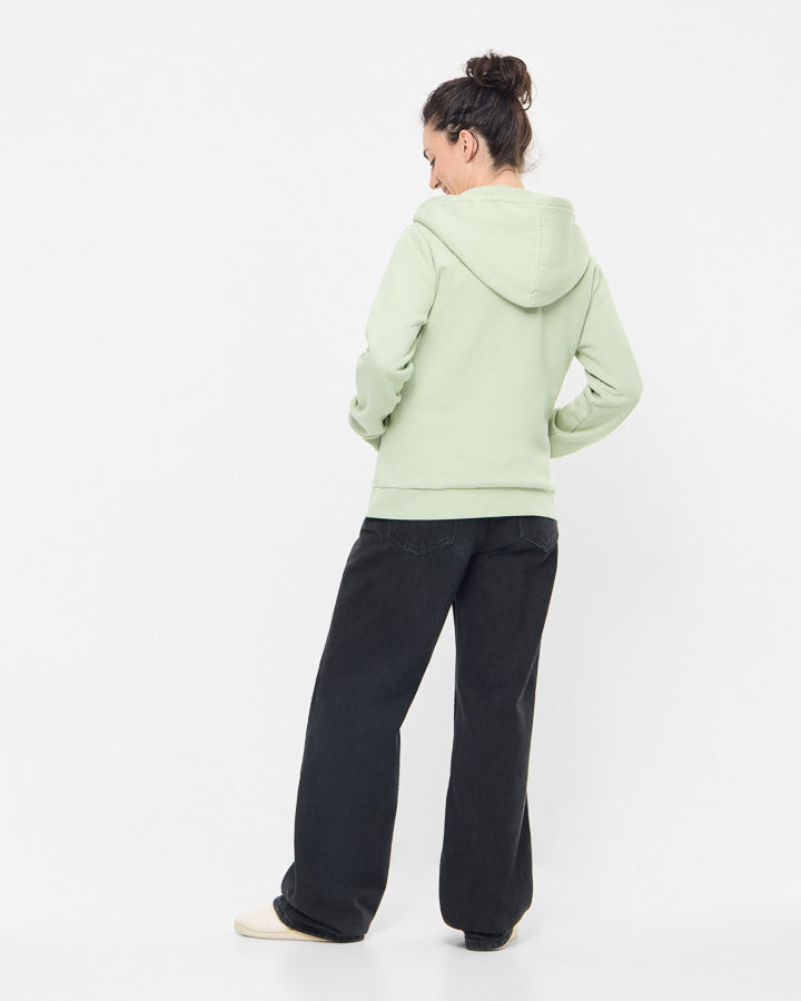 NIKIN TreeHoodie Jacket Damen Kapuzenjacke Cool Matcha Bio-Baumwolle