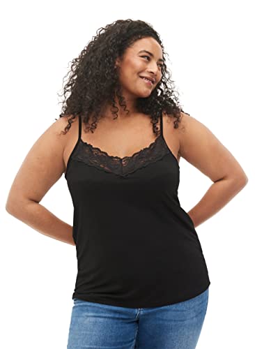 Zizzi 2er-Pack Top Spitze Damen Viskose Große Größen