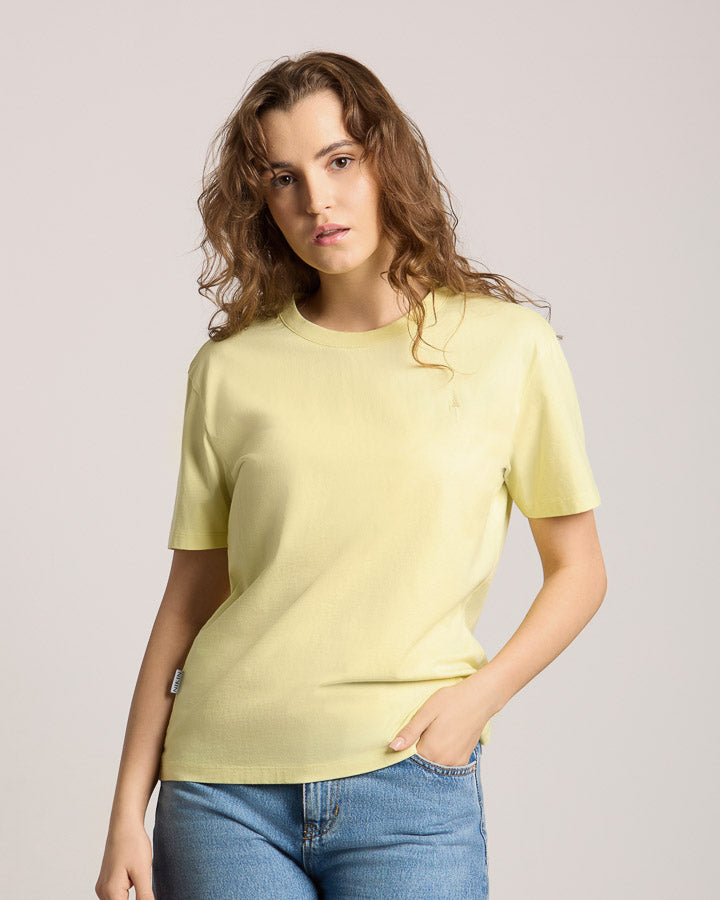 NIKIN TreeShirt Relaxed Women T-Shirt Lemon Haze Bio-Baumwolle