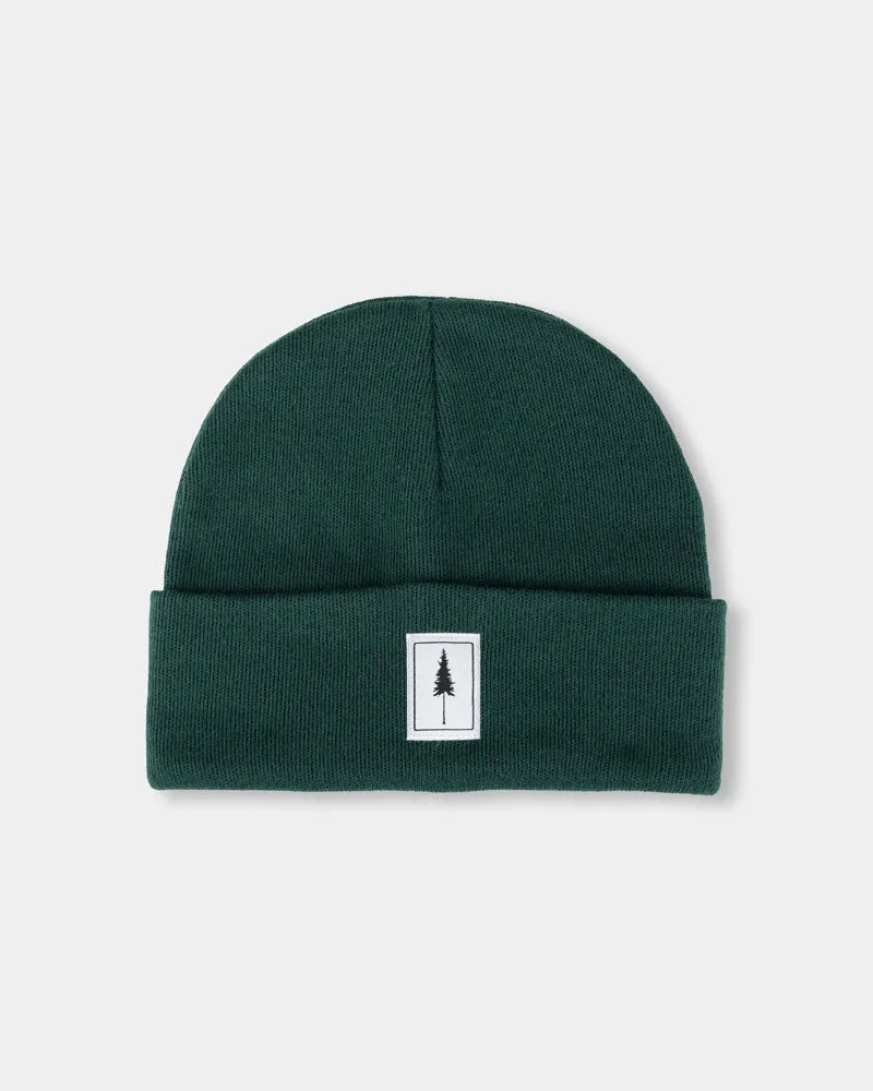 NIKIN Treeanie Classic Mütze Pine Green Baumwolle warm