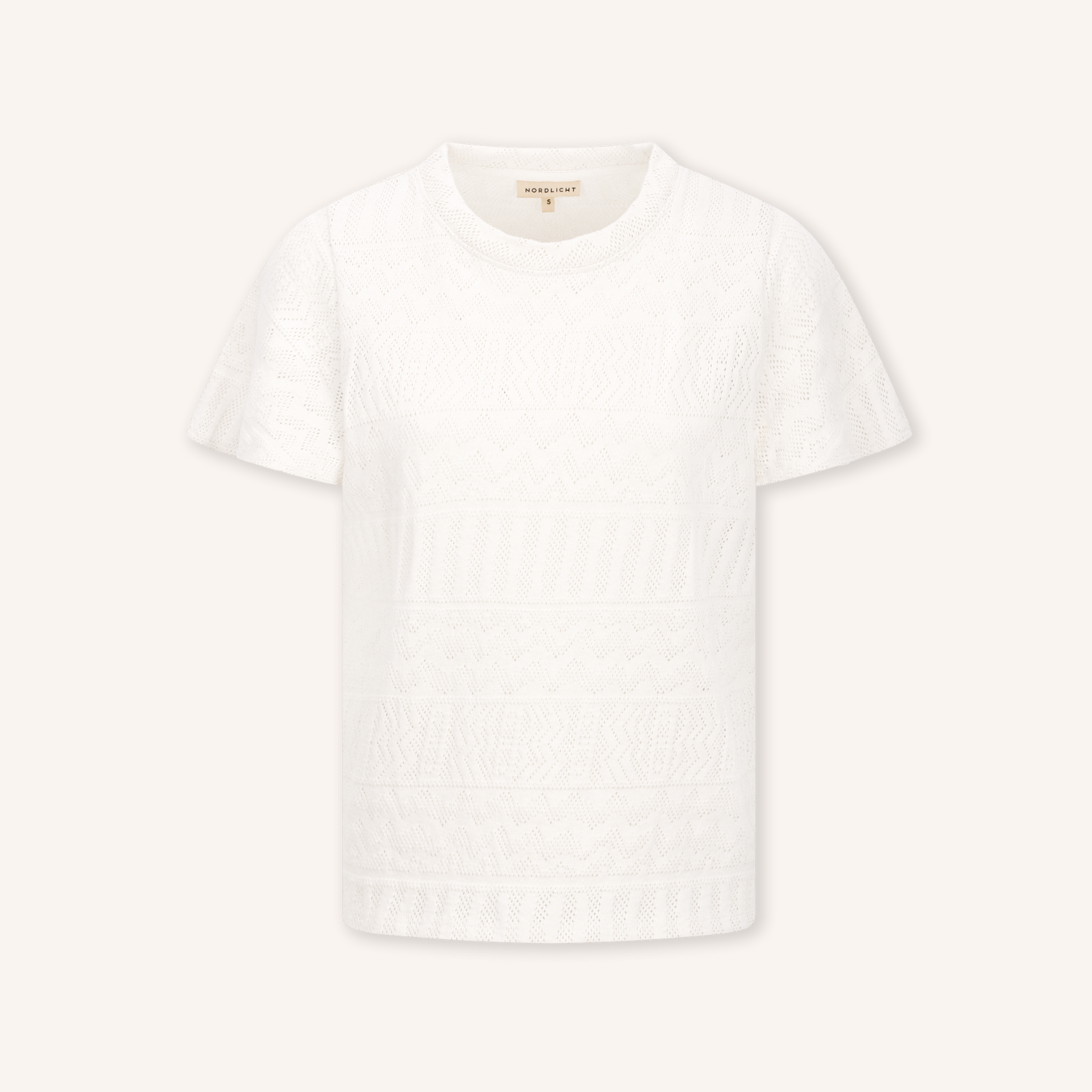 Nordlicht Elma Strick T-Shirt Jacquard Gr. S