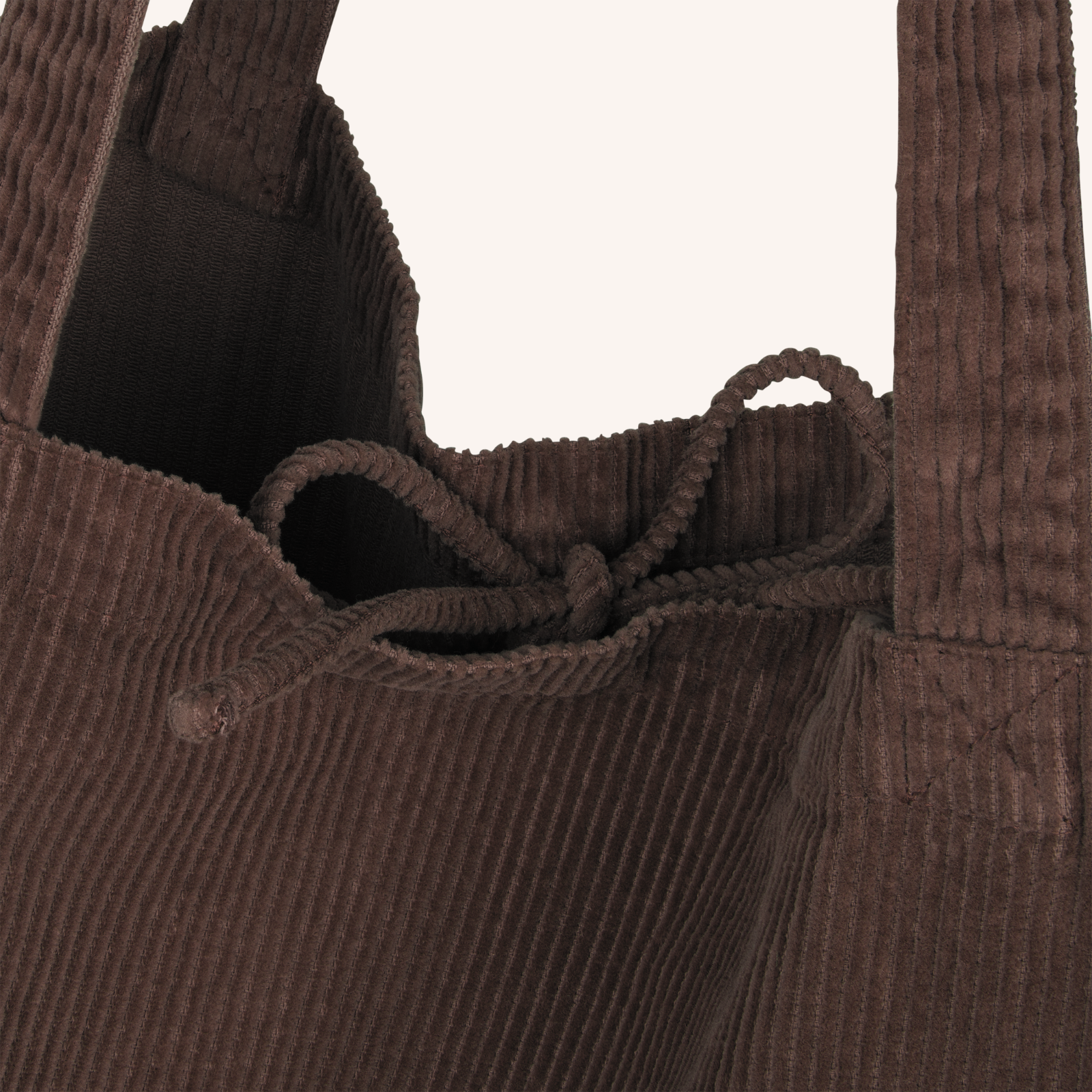 NORDLICHT Accessoires Cordtasche Mari Shopper Braun Bio-Cord