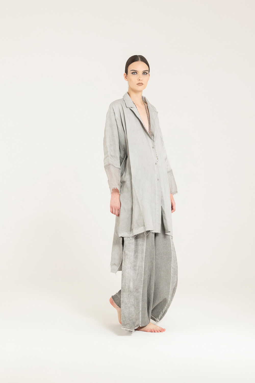 Sanctamuerte Capispalla Kimono Spolverino Viskose
