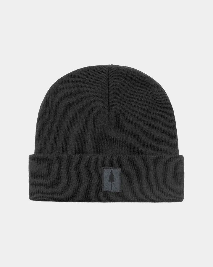 NIKIN Treeanie Classic Patch Beanie Black Baumwolle