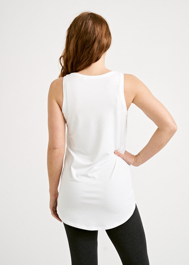 Wijld Sleeveless Top Damen Bright White Gr.S Lyocell
