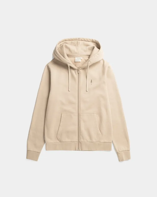 NIKIN TreeHoodie Jacket Kapuzenjacke Light Taupe Bio-Baumwolle