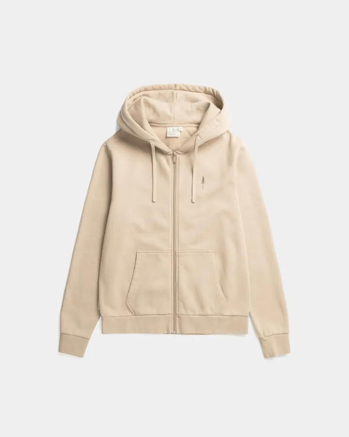 NIKIN TreeHoodie Jacket Kapuzenjacke Light Taupe Bio-Baumwolle
