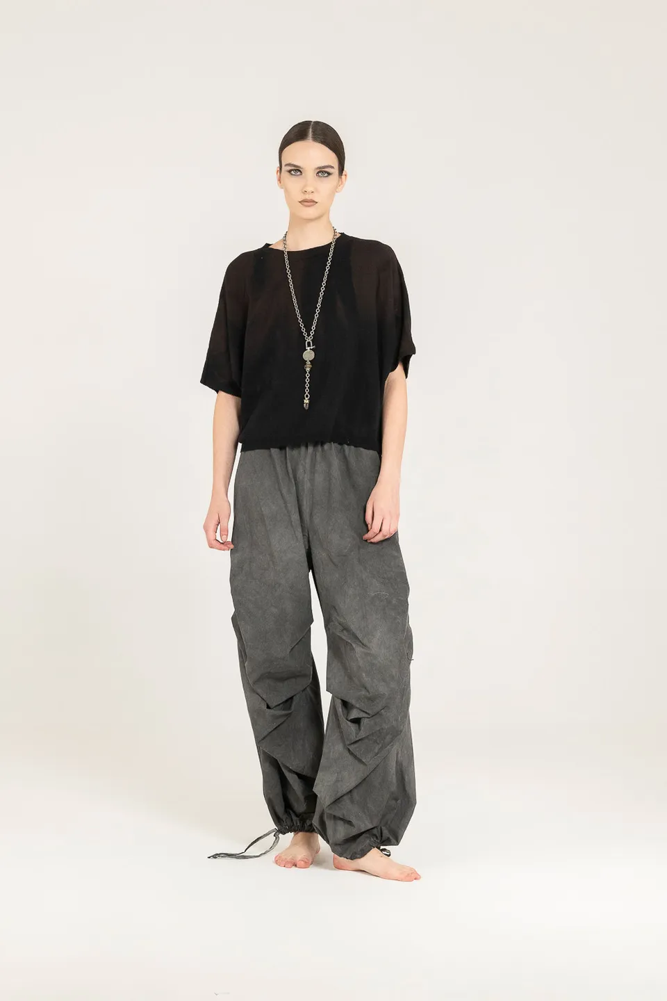Sanctamuerte Maglieria Maglia Girocollo Pullover Baumwolle