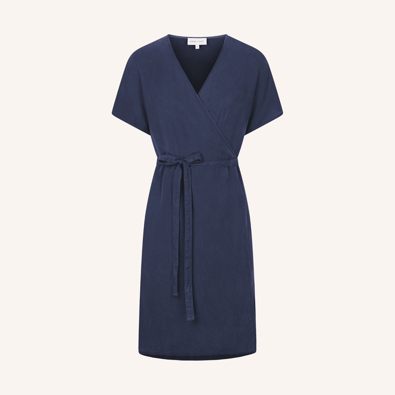 Nordlicht Tilda Wickelkleid blau aus Tencel